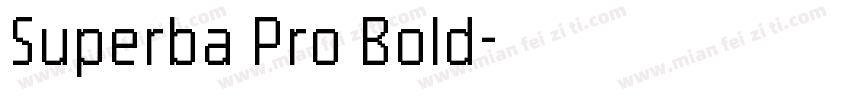 Superba Pro Bold字体转换